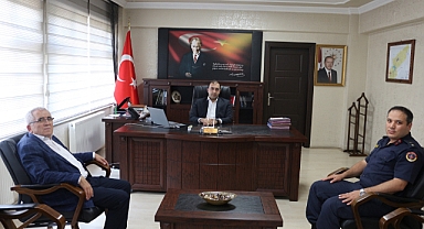 Şehit Aileleri ve Gaziler Derneği’nden Kaymakam ziyareti