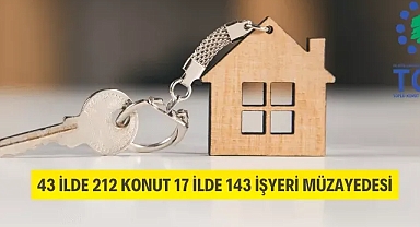 TOKİ'den 212 konut ve 143 işyeri müzayedesi