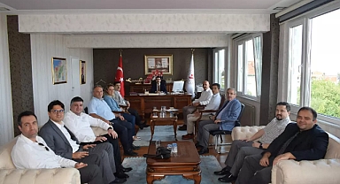 TSO’dan, Kaymakam Eser’e ziyaret