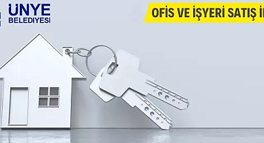 Ünye'de ofis ve işyeri satış ihalesi