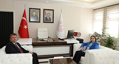  Vali'den İl Milli Eğitim Müdürü'ne hayırlı olsun ziyareti