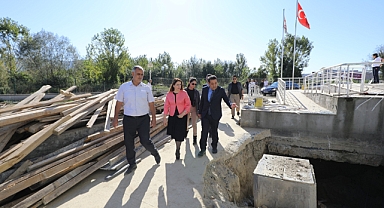 Vali, incelemelerde bulundu