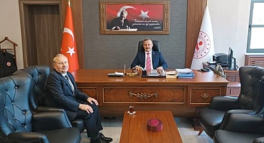 Yeni Tapu Müdürü’nden Kaymakam Perçi’ye ziyaret