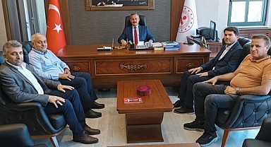 Yeniden Refah Partisi’nden Kaymakam Perçi’ye ziyaret