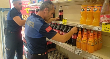 Zabıtalar denetimde