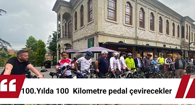 100. Yılda 100 Kilometre pedal çevirecekler