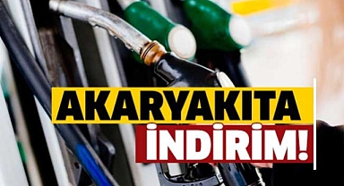 Akaryakıtta büyük indirim!