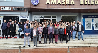Amasya öğrencileri ağırlandı