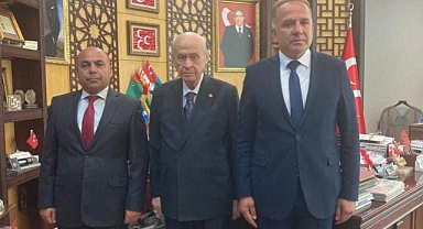 Bahçeli, Başkanları ağırladı