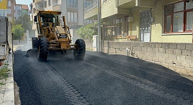 Belediye'den asfalt mesaisi