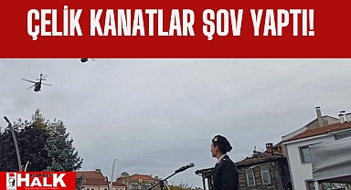 Çelik kanatlar şov yaptı