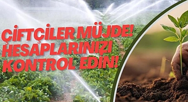 Çiftçilere müjde! Hesaplarınızı kontrol edin