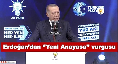 Cumhurbaşkanı Erdoğan, AK Parti 4. Olağanüstü Kongresi'nde konuşuyor