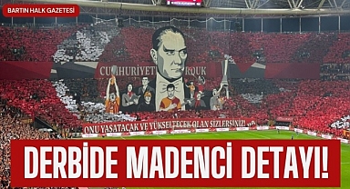 Derbide madenci detayı!