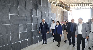 Desteklenen işletmelerden bilgi aldı