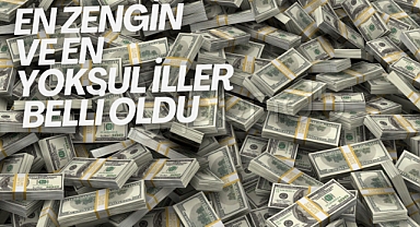 En zengin ve en yoksul iller belli oldu