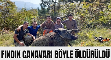 FINDIK CANAVARI İŞTE BÖYLE ÖLDÜRÜLDÜ