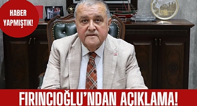 Fırıncıoğlu'ndan açıklama