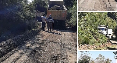 Köy yolları yapıldı! 