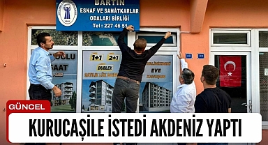 Kurucaşile istedi Akdeniz yaptı
