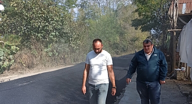 Manav'dan yol çalışmaları için teşekkür