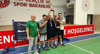 Masa Tenisinde İl Emniyet Müdürlüğü 1.oldu