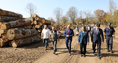 Orman Emvali Üretim çalışmaları kontrol edildi