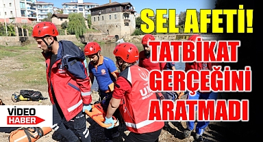 Sel meydana geldi! Tüm ekipler Çağlayan'da