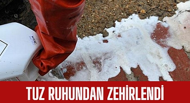 Tuz ruhundan zehirlendi