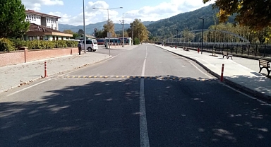  Ulus Belediyesi, hız kesici monte etti 