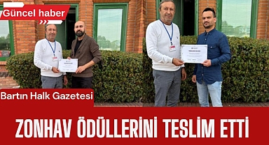 ZONHAV ödüllerini teslim etti
