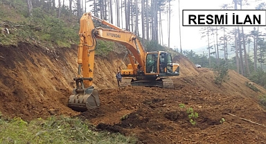 BARTIN ORMAN İŞLETME MÜDÜRLÜĞÜ DUMANLI ORMAN İŞLETME ŞEFLİĞİ 471 KODLU YENİ ORMAN YOLU YAPIMI