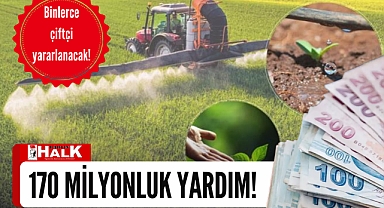 170 milyonluk yardım!