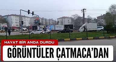 9'u 5 geçe trafik böyle durdu