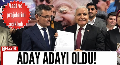 Aday adayı oldu!