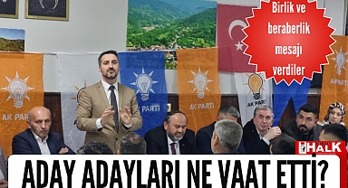Adaylar birlik mesajı verdi