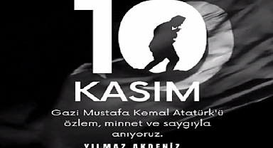 Akdeniz'den 10 Kasım mesajı