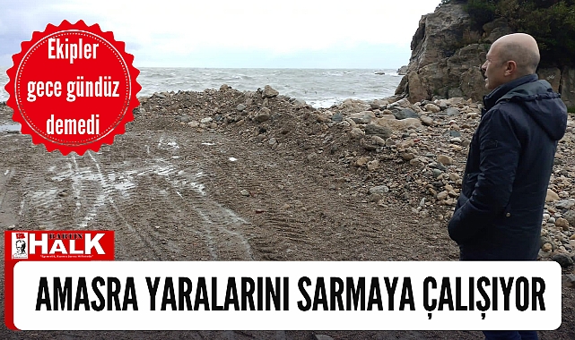 Amasra, yaralarını sarmaya çalışıyor