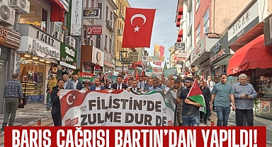 Barış çağrısı Bartın’dan yapıldı!