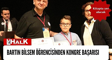 Bartın BİLSEM öğrencisinden Kongre başarısı