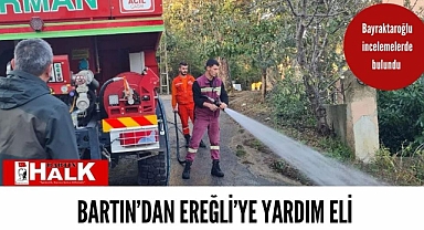 Bartın’dan Ereğli’ye destek