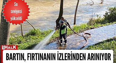 Bartın, fırtınanın izlerinden arınıyor