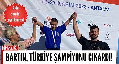 Bartın, Türkiye şampiyonu çıkardı!