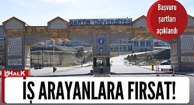 Bartın Üniversitesi personel alımı yapıyor