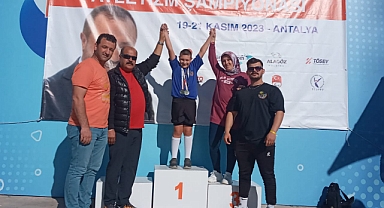 Bartınlı sporcu Arda Yirmibeş’den 2 altın madalya