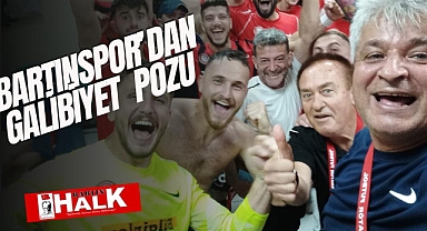 Bartınspor'dan galibiyet pozu