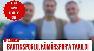 Bartınsporlu Kömürspor'a takıldı