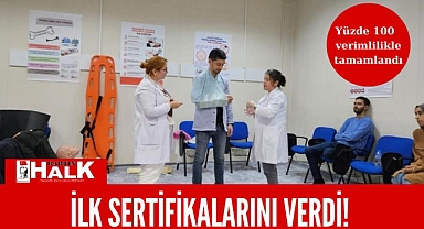 BARÜ’de İlk Yardım Merkezi ilk sertifikalarını verdi