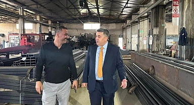 Başkan, fabrikayı inceledi
