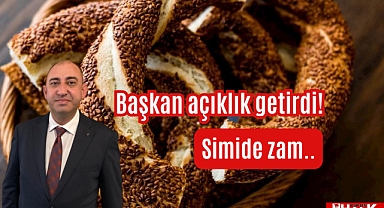 Başkan simit zammına açıklık getirdi!